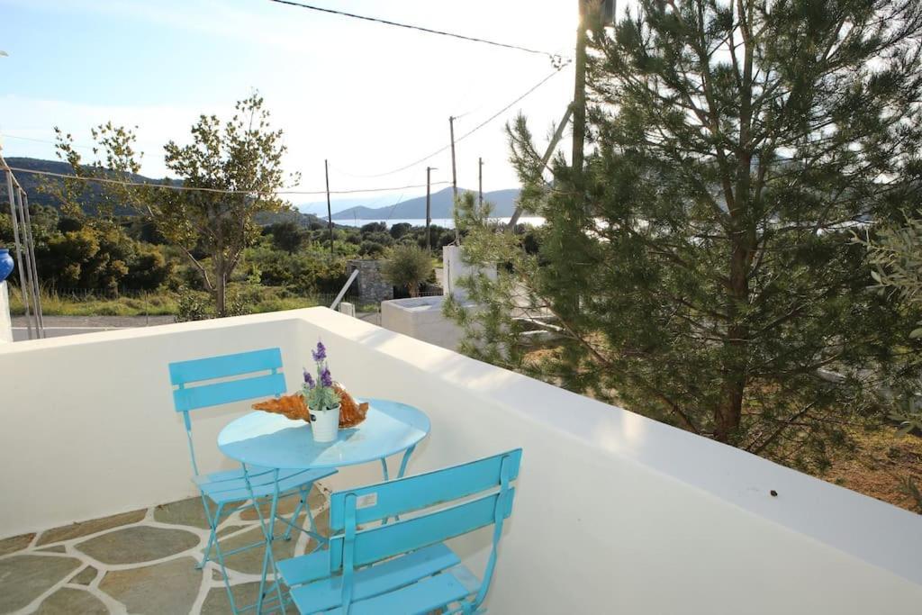 White Villa In Olive Trees And Seaview To Panagia Almiropótamos Exterior foto